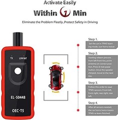 EL-50448 TPMS Relearn Tool for GM Auto Tire Pressure Monitor System Sensor Red