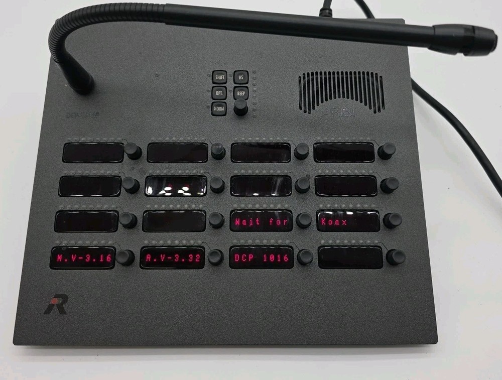 Riedel DCP-1016E DCP-1016 Control Panel W/ Microphone