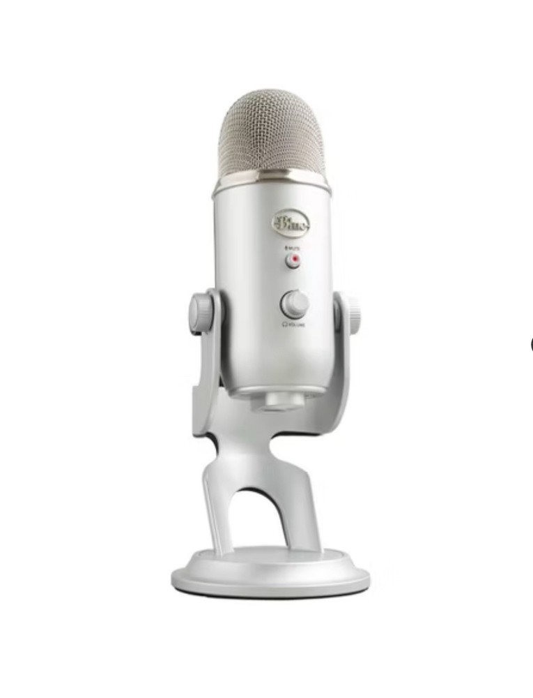 Blue Yeti Professional Multi-Pattern USB Condenser Microphone – Sliver