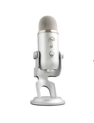 Blue Yeti Professional Multi-Pattern USB Condenser Microphone – Sliver