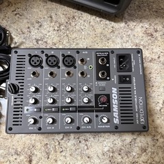 Samson Expedition XP150 Portable PA System with Mixer and Speakers, 150W