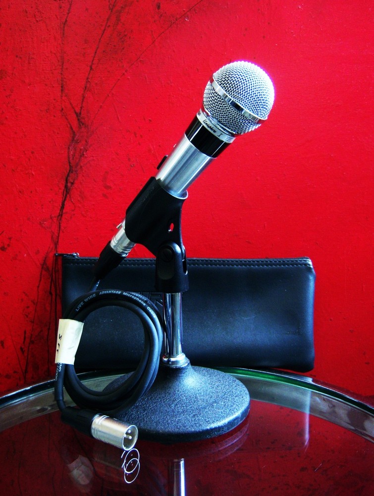Vintage 1980’s Shure Brothers 565SD Dynamic cardioid microphone w accessories #6