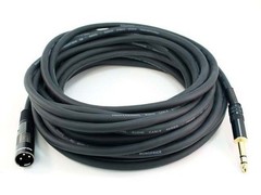 Monoprice XLR Male to 1/4in TRS Male Cable – 35 Feet | 16AWG, Gold Plated