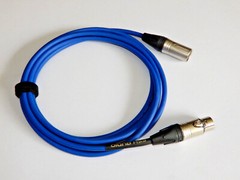 XLR MIC CABLE – MOGAMI 2549 (RED, BLUE, GREEN or YELLOW) – NEUTRIK Black/Gold
