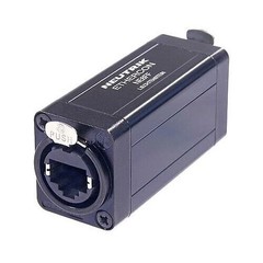 Genuine Neutrik NE8FF Adapter EtherCON RJ45 CAT5/ CAT6 Feed-Thru Coupler