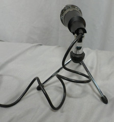 FIFINE TECHNOLOGY PODCAST RECORDING/STREAMING BLACK MICROPHONE w/STAND