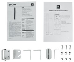 JBL COL800-WH 32″ White 70V Commercial Slim Column Wall Mount Array Speaker