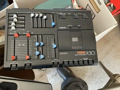 Vintage Fostex X-30 Multitracker 4-Track Tape Recorder/Mixer, With Power Supply.