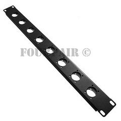 8-Hole 1U Audio Rack Panel Chassis Mount for Neutrik D Size XLR 1/4″ TRS SPEAKON