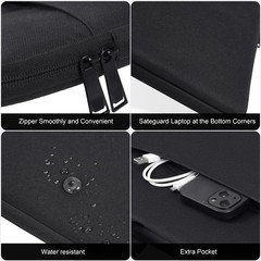 18.5 Inch Portable Monitor Case Carrying Sleeve Bag Travel Padded Protective