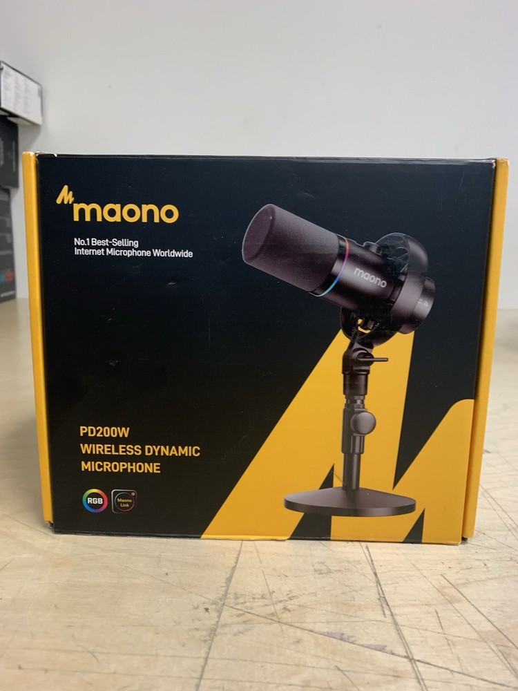 MAONO Hybrid Wireless Podcast Microphone for PC, Dynamic XLR MISSING CABLE