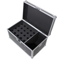 PROX ATA Flight Road Microphone Case Holds 20 Mics & Storage XS-MIC20S
