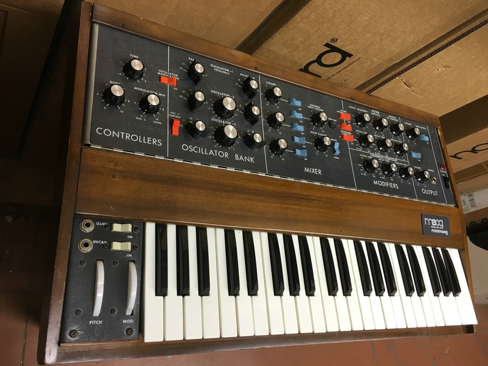 ORIGINAL VINTAGE Moog Minimoog MODEL D Old OSC Analog Synth ,s/n 4XXX//ARMENS.