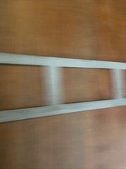 Blank Silver Metal Two 2 Rack Space Panel Heavy Duty Steel Spacer Mount Hole #2