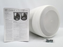 1x JBL Control 67 P/T 6.5″ 60w Commercial 70v White Pendant Speaker C67P/T-WH