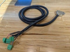 DB25 to 4x Phoenix Audio Cable – Mogami 2932 Cable – 6″ – Used