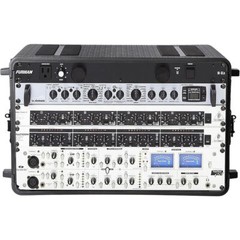 6U Rack Case Shallow 17″ Depth, 19″ Rackmount Flight Case for Amplifier, Audio