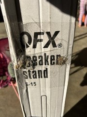 QFX S-15 Universal Pro/DJ PA Speaker Stand/Tripod +Adjustable Height