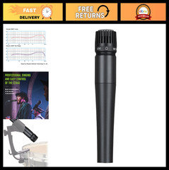 Dynamic Vocal Microphone – Classic Style Cardioid Unidirectional for Instruments