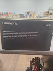 New Open Box Saramonic Mixmic Audio Adaptor Kit Professional Level Microphone