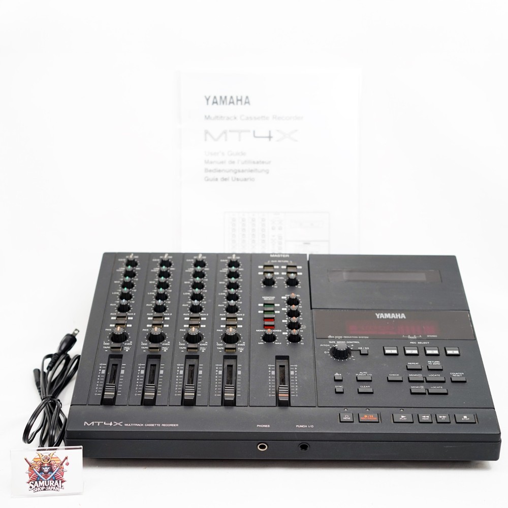 Yamaha MT4X 4CH Multitrack Cassette Recorder Analog Mixer 4-Track Tested JAPAN
