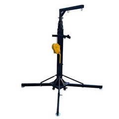 2PCS 2-6M Line Array Speaker Lifting Stand Heavy Duty Hand Crank Lift System