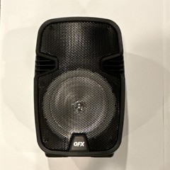 QFX TWS PA Speaker Bluetooth AUX 600W RMS 12″ Driver Black Plastic Rect