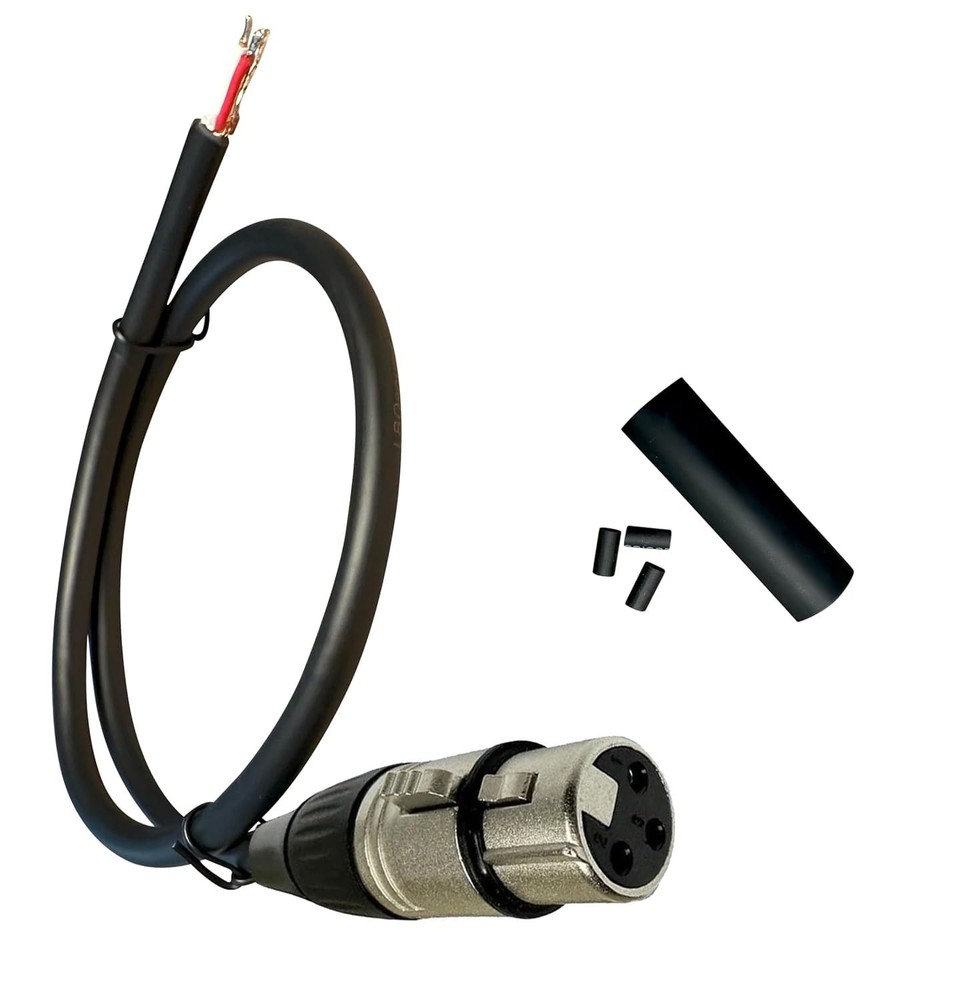 DIYTECH Premium XLR Cable Open End, Pigtail 3 Pin Connector, Microphone Wire,…
