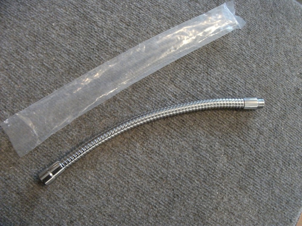 NEW 15″ Chrome Microphone Gooseneck. Flexible Mic Stand. Avail. In Black Also.