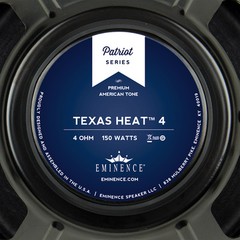 Eminence Texas Heat 12″ Guitar Speaker Patriot 4ohm 150W 99dB 2″VC Replacement