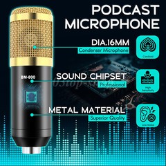 Home Studio Mixing Console Live Studio Audio DJ Sound Mixer Condenser Microphone