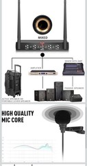 Debra Audio Pro UHF 4 Channel Wireless Microphone With Cordless Handheld (A)