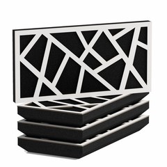 4 Pack „Skyross-H“ Horizont Soundproofing Foam Panel 25x50cm Studio Diffuser Art