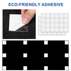 Acoustic Panels 4 Pack 48×24″ Soundproof Foam Panels w/ Self-Adhesive for Home