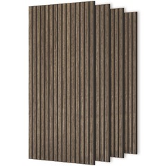 4 Pack Acoustic Wall Panels, 47″ x 24″ Wood Wall Panels, Walnut