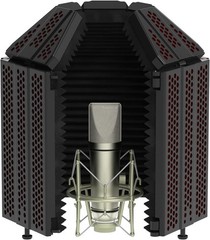 Noise Reducing Microphone Shield – Portable Vocal Booth with 5 Panels