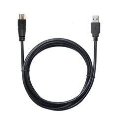 USB-A to Mini-Din Cable for IK Multimedia iRig Series iRig HD HD-A Keys I/O MIDI