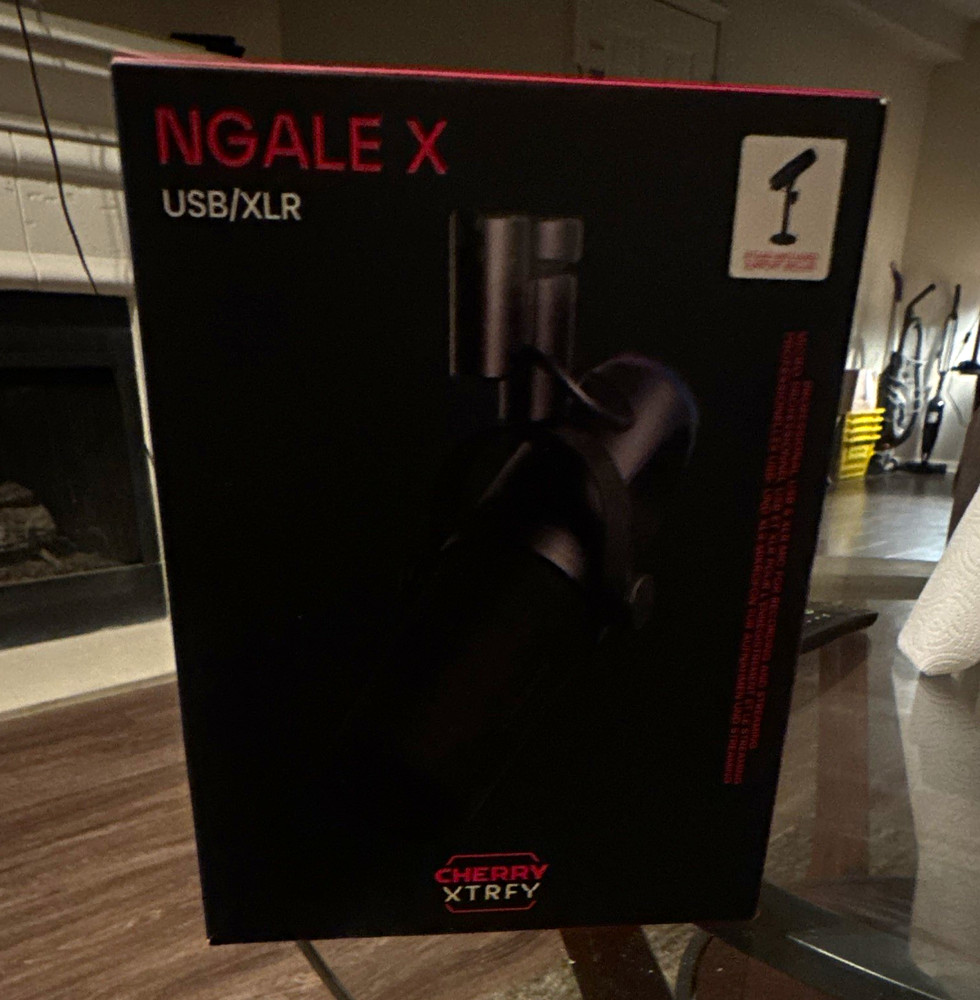 CHERRY XTRFY NGale X USB/XLR Dynamic Cardioid Microphone, Black