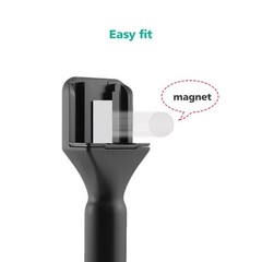 Magnetic Mic Holder Handheld Stand for DJI Mic 2, Hollyland LARK M2 M1 MAX C1…