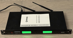 Shure U4D Dual Channel Wireless Receiver UHF 480 -600MHz w 2 Antennas & Manual