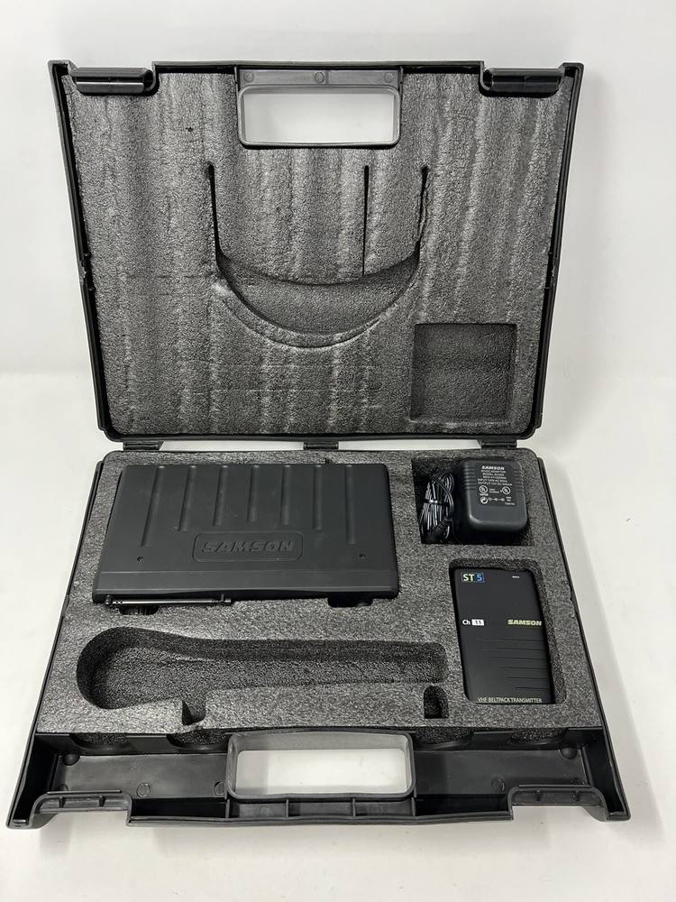 Samson SR5 STAGE5 VHF CH11 Wireless Microphone Receiver & ST5 Belt Transmitter