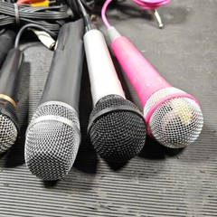 Lot of 9 Used Microphones – Various Models & Brands, Working
