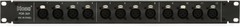 Hosa PDR-369 12-point XLR Balanced Patchbay (2-pack) Bundle