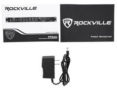 Rockville PPA20 Preamp Professional 1U Rack Mount Pre-Amplifier w/Crossover+EQ