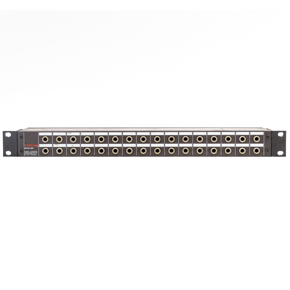 TASCAM PB-32P Rack Mount Patchbay Audio Patch Panel – NEW Open Box Japan
