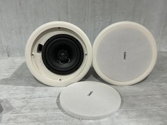 QSC AC-C6T AcousticCoverage Series 6″ 2-Way 30W Ceiling speaker #5129 (PAIR) THS