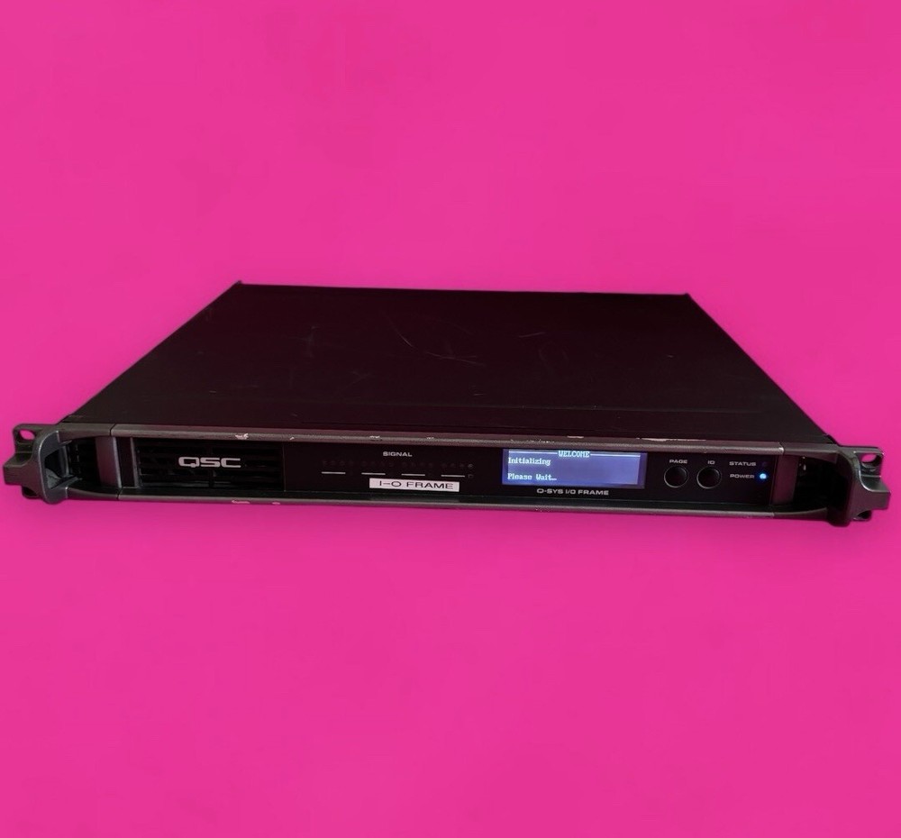 QSC Q-SYS I/O Frame Network Interface UNIT ONLY