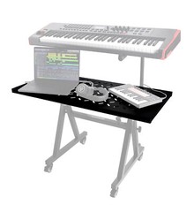 Rockville KS2 Shelf For Z-Stand or X-Stand – Turns Keyboard Stands Into DJ Table