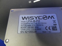 WisyCom MRK960 Receiver QTY 2 470-840MHz w/SPL218AW Splitter & (4) MTH400-US Mic