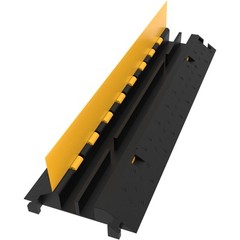 VEVOR 4PCS Dual-Channel Cable Protector Cover 66000LB Capacity Heavy-Duty